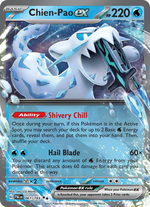 Chien-Pao ex, Paldea Evolved #61