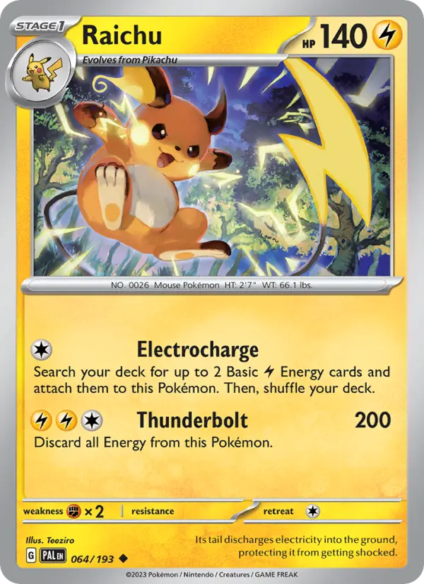 Raichu, Paldea Evolved #64
