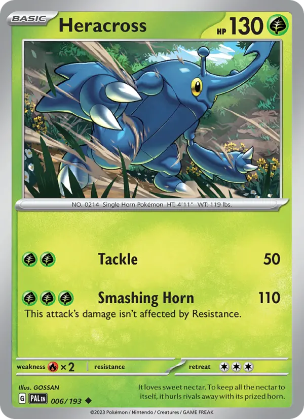 Heracross, Paldea Evolved #6