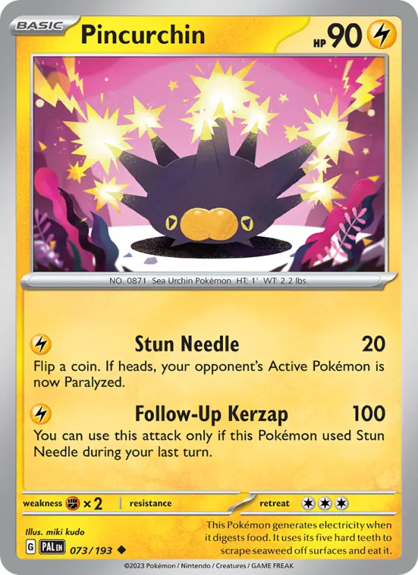 Pincurchin, Paldea Evolved #73