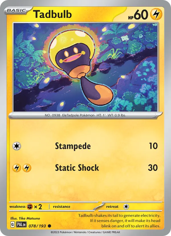 Tadbulb, Paldea Evolved #78