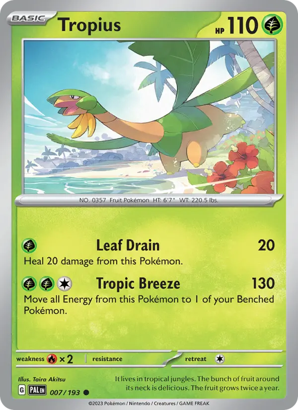 Tropius, Paldea Evolved #7