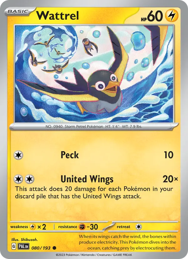 Wattrel, Paldea Evolved #80