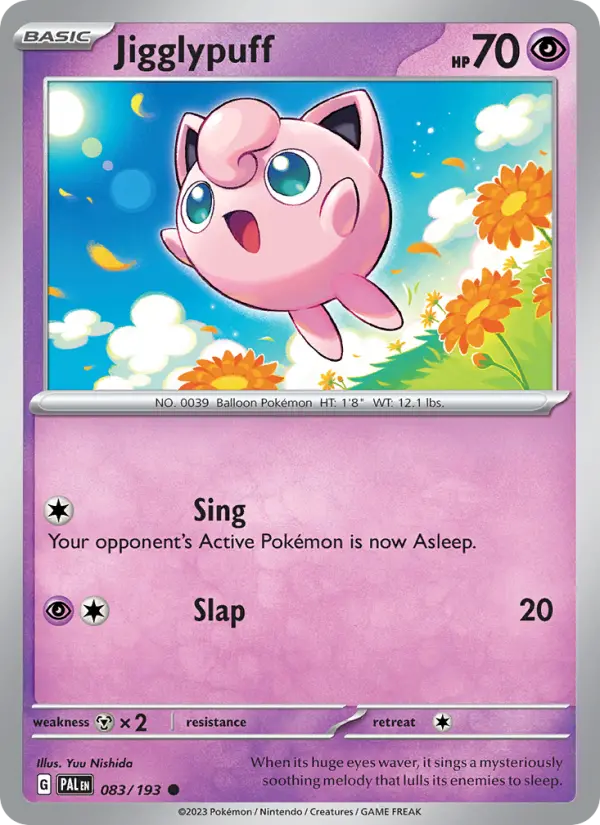 Jigglypuff, Paldea Evolved #83