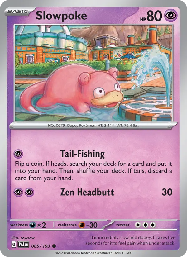 Slowpoke, Paldea Evolved #85