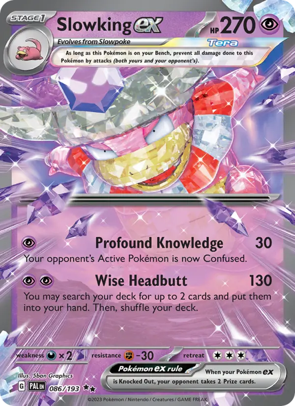 Slowking ex, Paldea Evolved #86