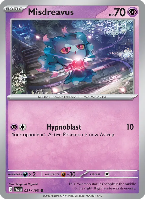 Misdreavus, Paldea Evolved #87