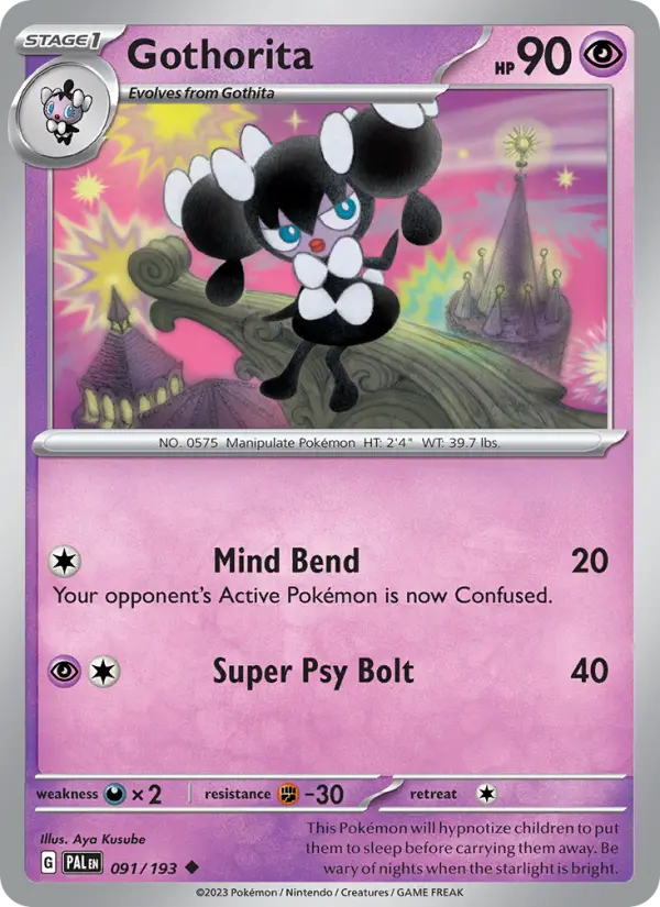 Gothorita, Paldea Evolved #91
