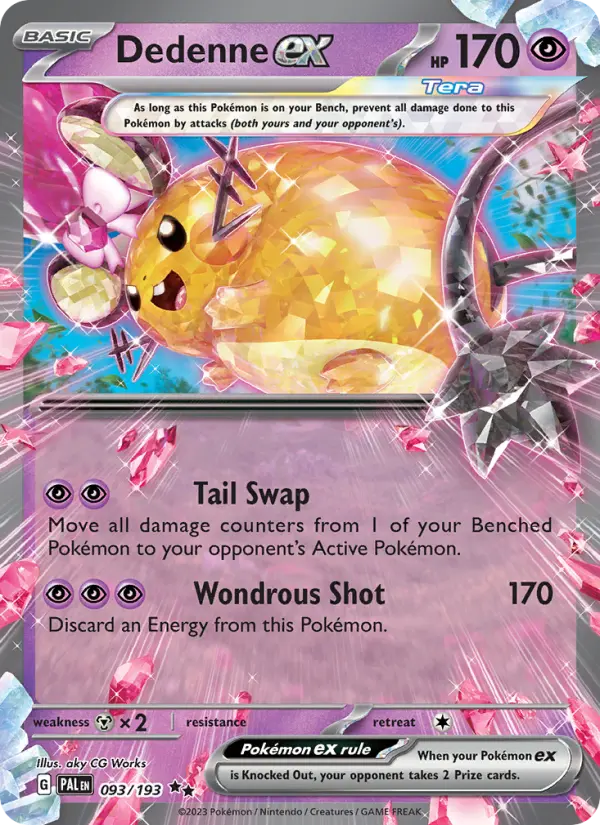 Dedenne ex, Paldea Evolved #93