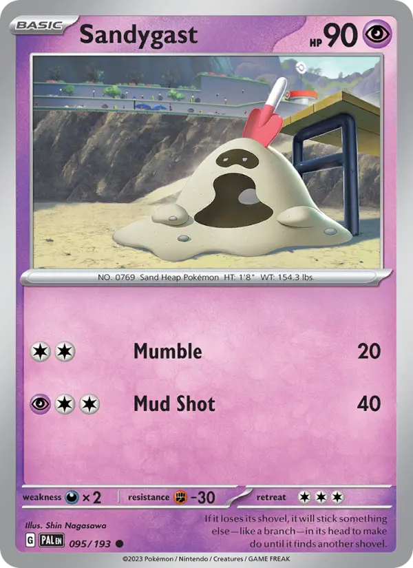 Sandygast, Paldea Evolved #95