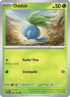 Oddish, Obsidian Flames #1/197