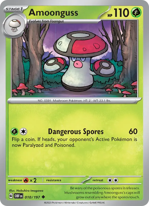Amoonguss, Obsidian Flames #10