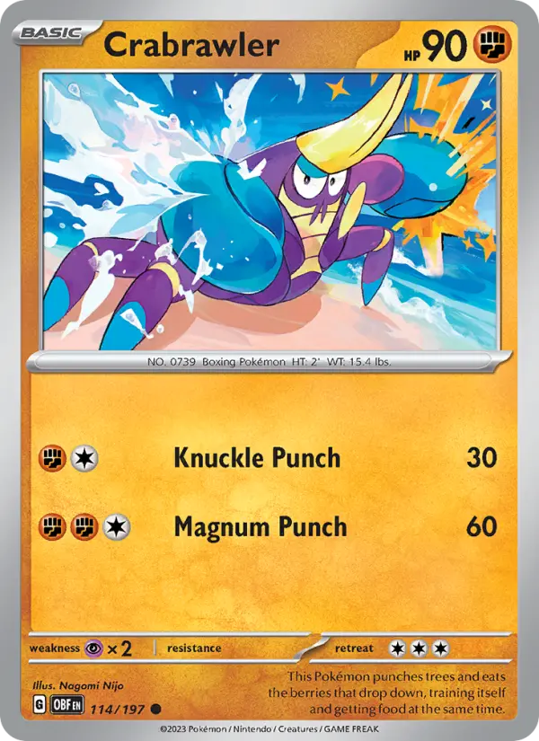 Crabrawler, Obsidian Flames #114