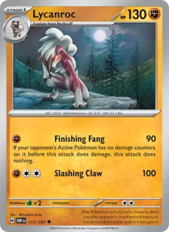 Lycanroc, Obsidian Flames #117/197