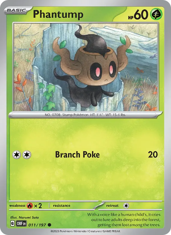 Phantump, Obsidian Flames #11