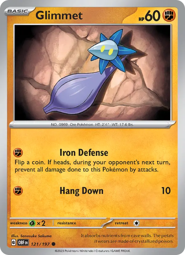 Glimmet, Obsidian Flames #121