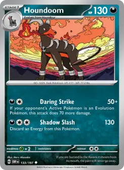 Houndoom, Obsidian Flames #133/197