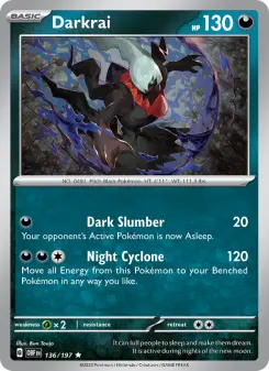 Darkrai, Obsidian Flames #136/197