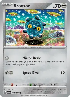 Bronzor, Obsidian Flames #144/197