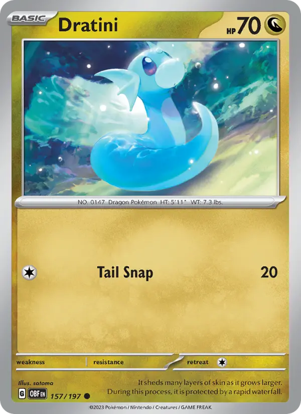 Dratini, Obsidian Flames #157