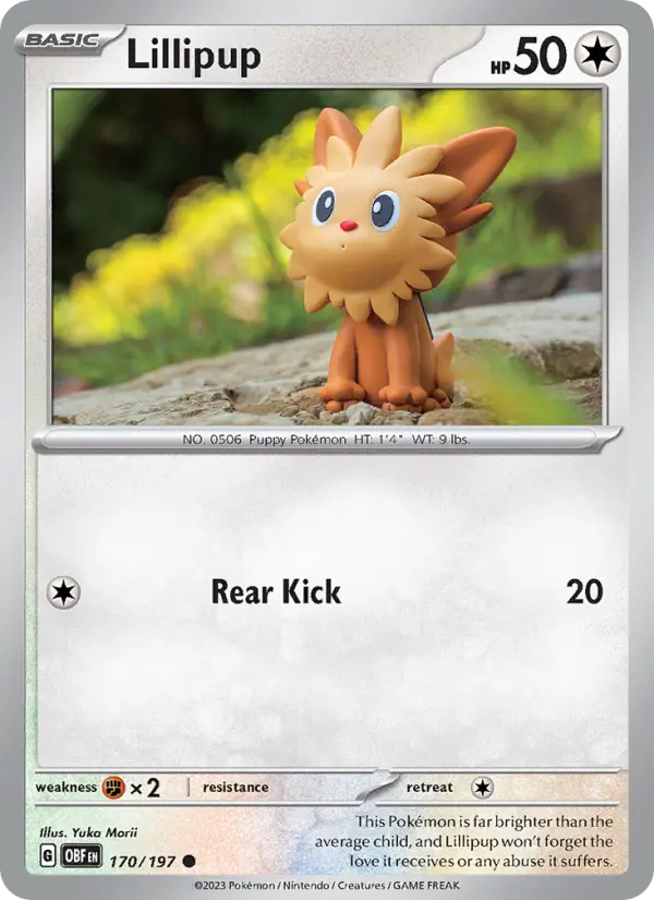 Lillipup, Obsidian Flames #170