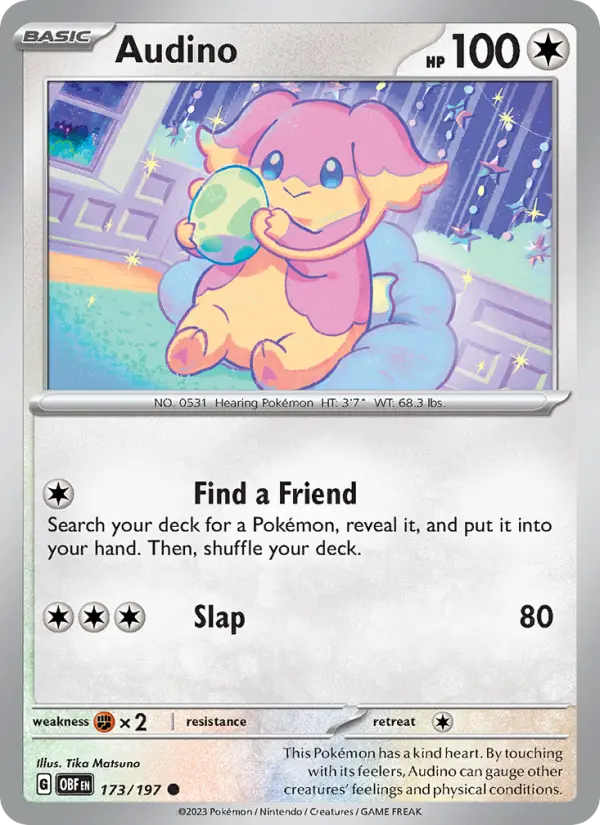 Audino, Obsidian Flames #173