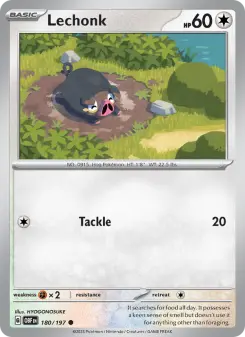 Lechonk, Obsidian Flames #180/197