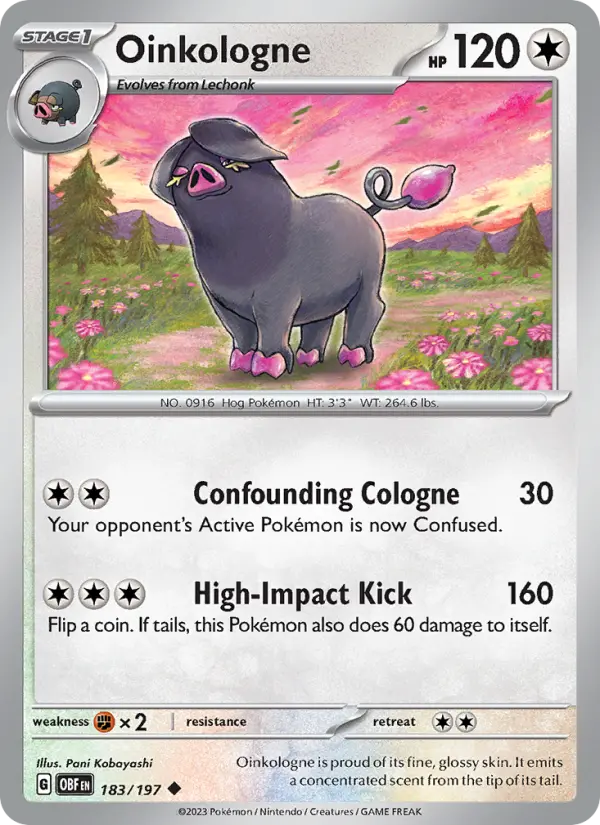 Oinkologne, Obsidian Flames #183