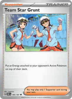 Team Star Grunt, Obsidian Flames #195/197