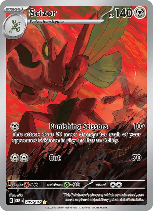 Scizor, Obsidian Flames #205