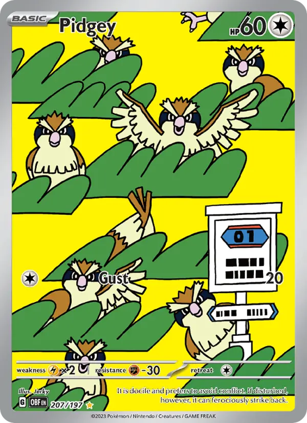 Pidgey, Obsidian Flames #207