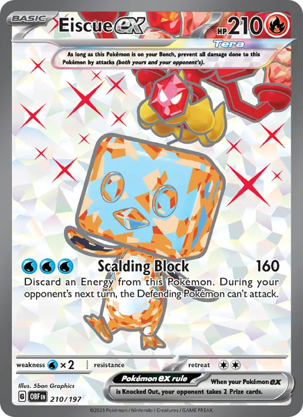 Eiscue ex, Obsidian Flames #210