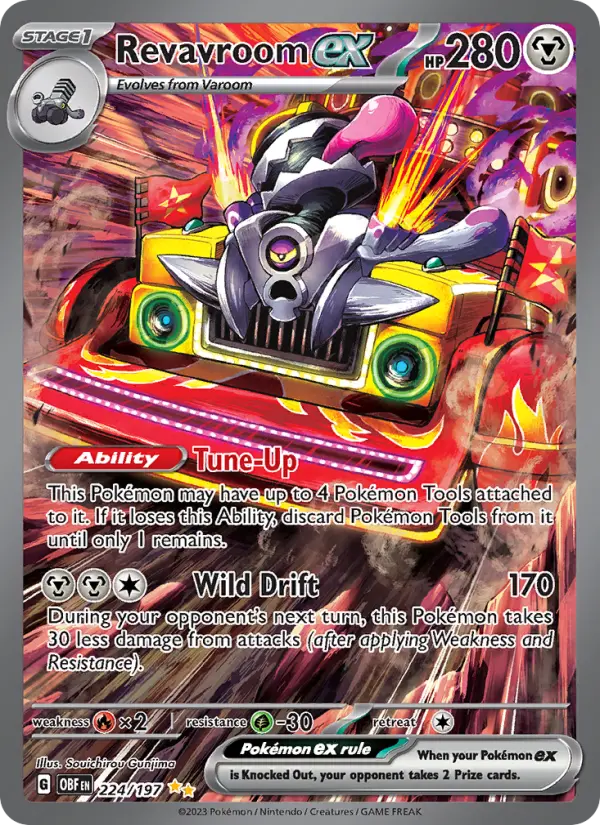 Revavroom ex, Obsidian Flames #224
