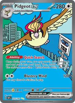 Pidgeot ex, Obsidian Flames #225/197