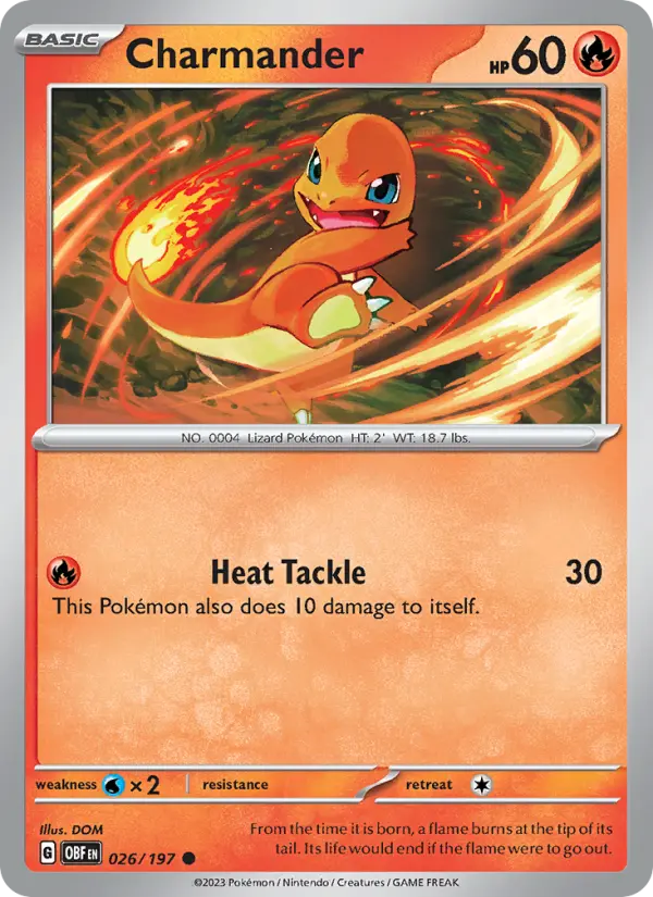 Charmander, Obsidian Flames #26
