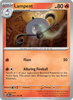 Lampent, Obsidian Flames #37/197