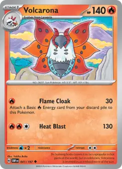 Volcarona, Obsidian Flames #41/197
