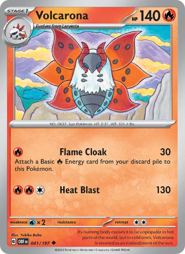 Volcarona, Obsidian Flames #41