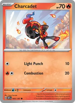 Charcadet, Obsidian Flames #43/197