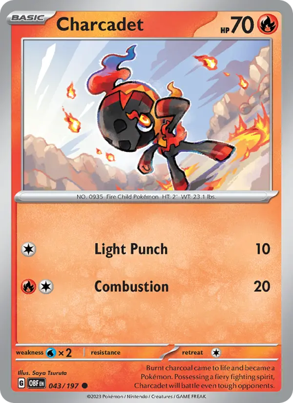 Charcadet, Obsidian Flames #43