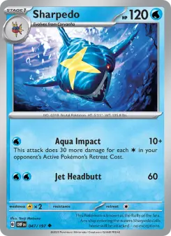 Sharpedo, Obsidian Flames #47/197