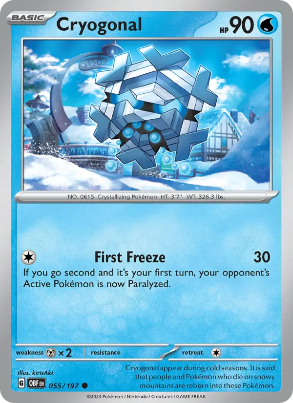 Cryogonal, Obsidian Flames #55