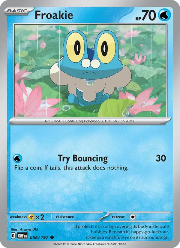 Froakie, Obsidian Flames #56