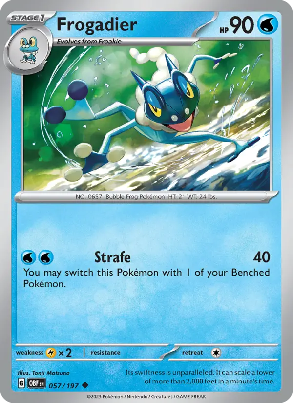 Frogadier, Obsidian Flames #57