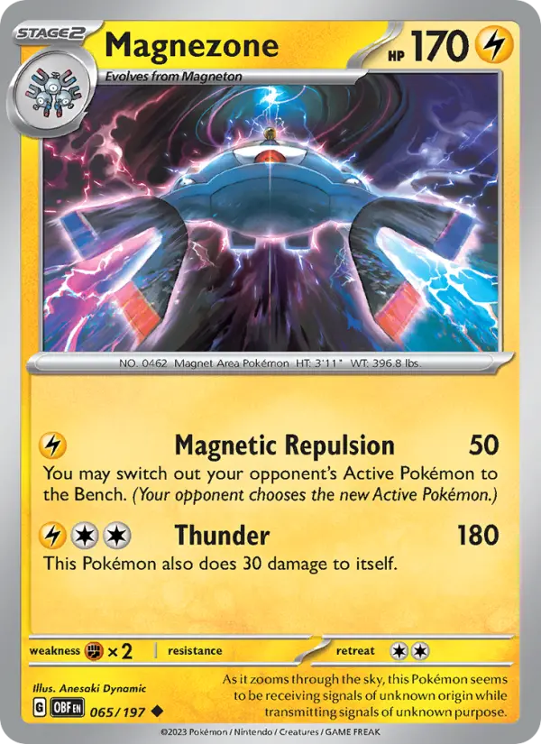 Magnezone, Obsidian Flames #65