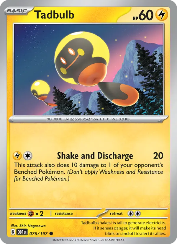 Tadbulb, Obsidian Flames #76