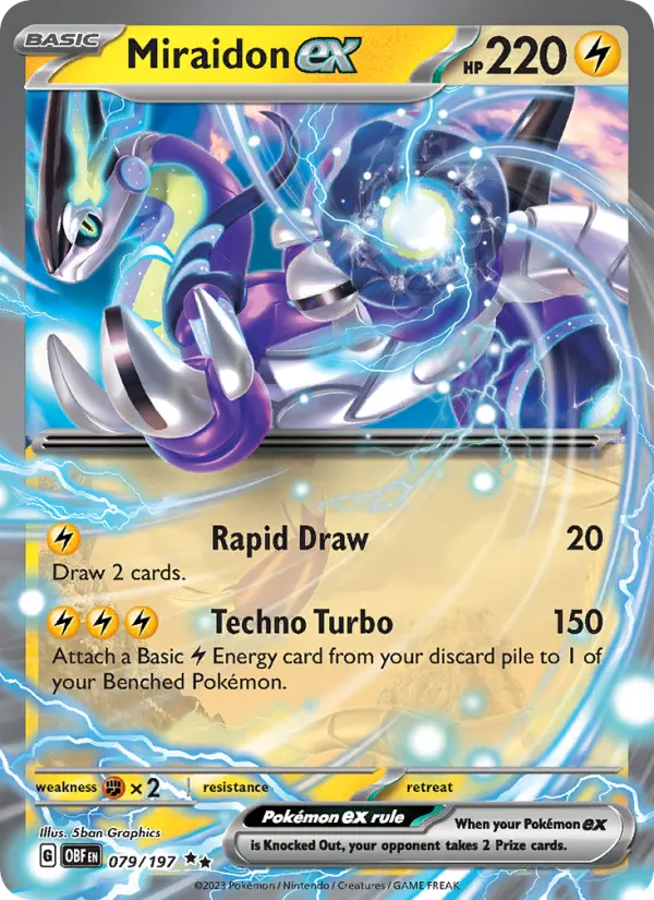Miraidon ex, Obsidian Flames #79