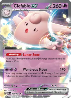 Clefable ex, Obsidian Flames #82/197