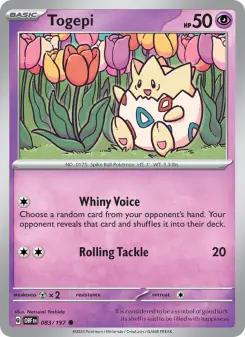 Togepi, Obsidian Flames #83/197