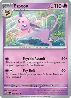 Espeon, Obsidian Flames #86/197